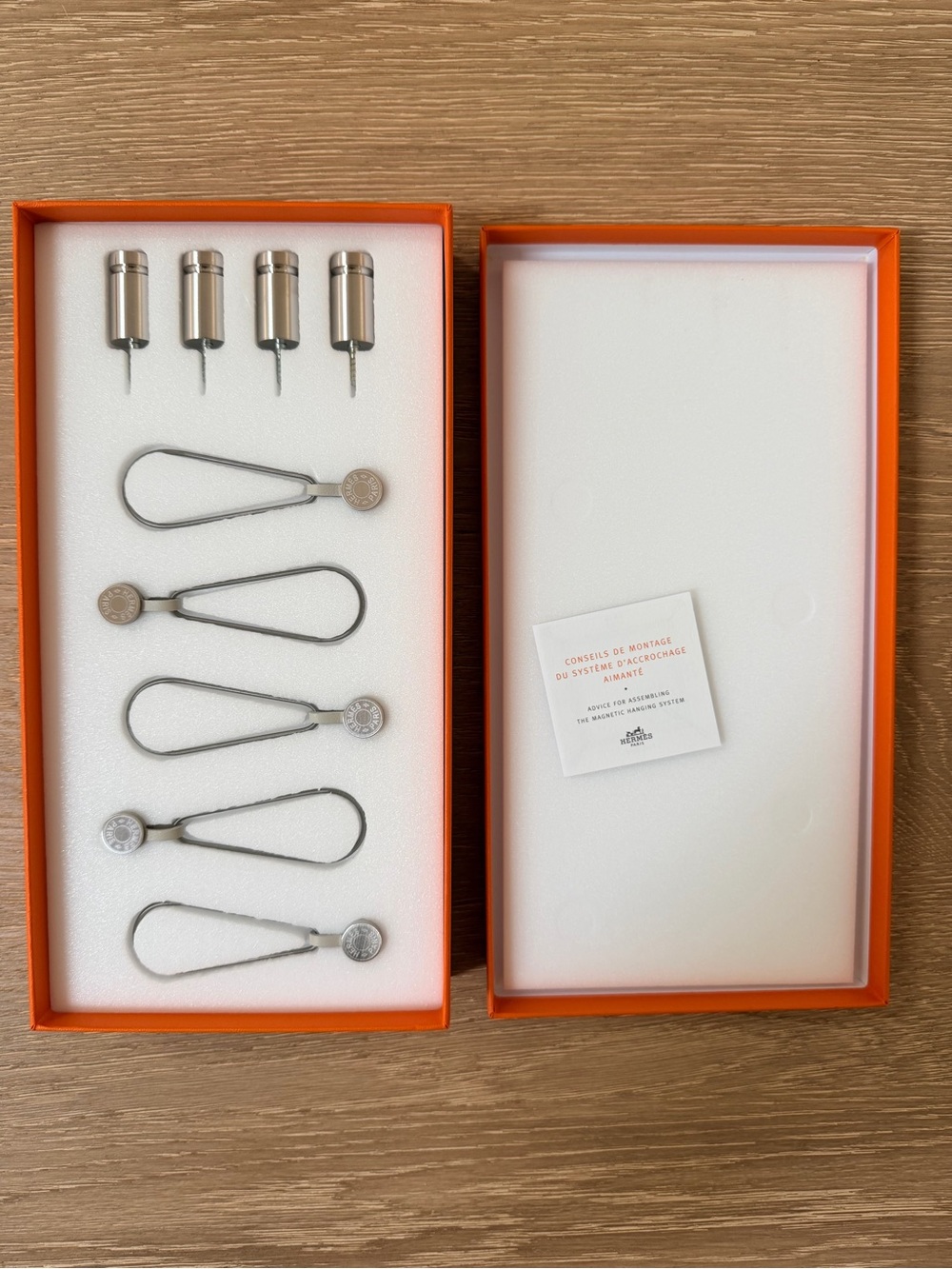 New in Box Hermes Scarf Display System